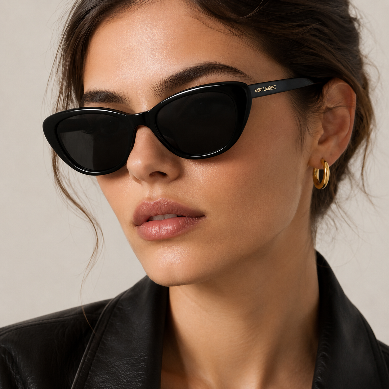 Saint Laurent SL822 001 — on face view 2