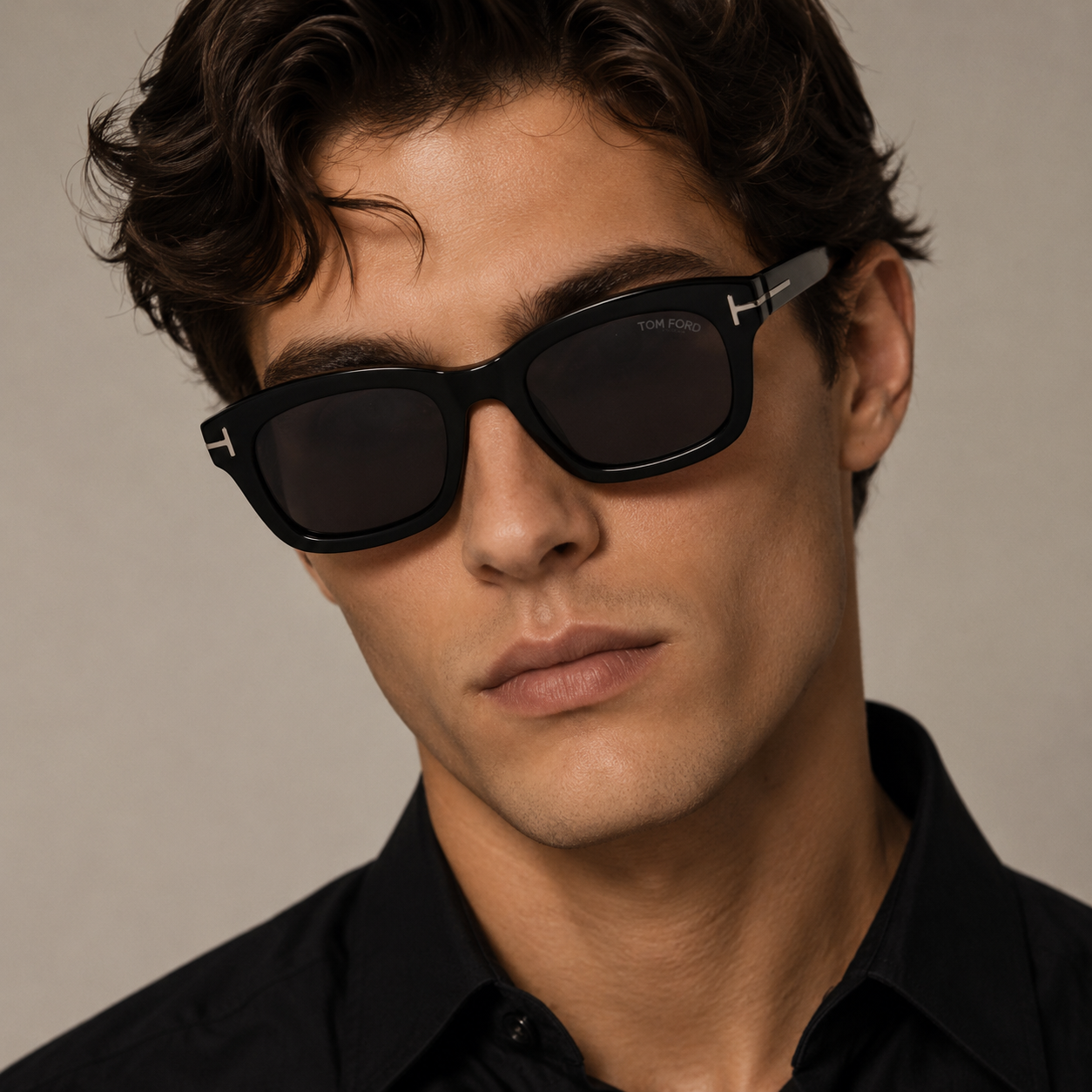 Tom Ford Barron TF1179 01D — on face view 2